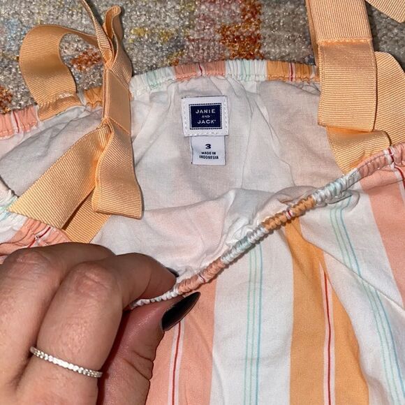 Janie & Jack Toddler Off the Shoulder Top - Picture 2 of 5